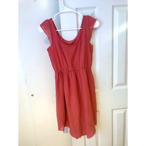 Soft Pinky Nude Basic Dress